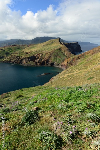 Canical, Madeira island, Portugal. The dramatic and beautiful Ponta Sao Lourenco in December.