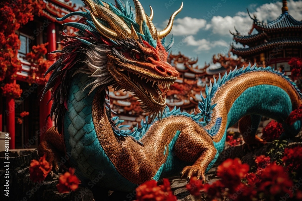 Obraz premium chinese dragon 