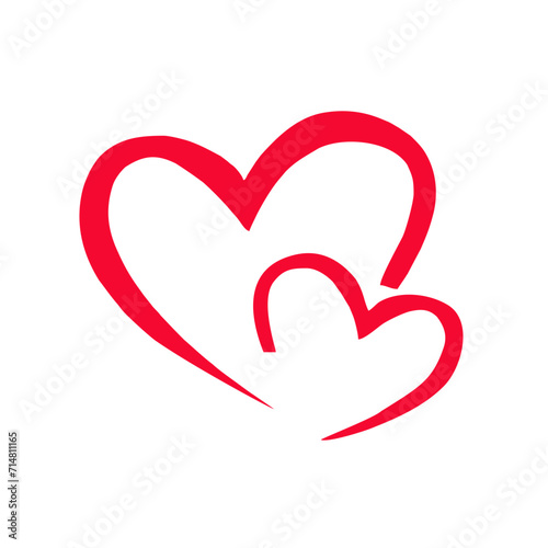 Hearts for Valentine's Day, PNG on a transparent background, high resolution, Valentine's Day, give a heart to your loved one. For creating compositions, cards, prints