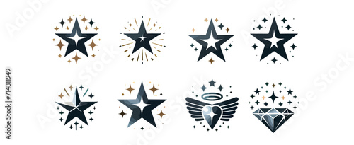 Shining stars icons