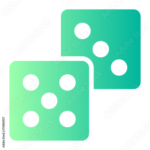 dices gradient icon