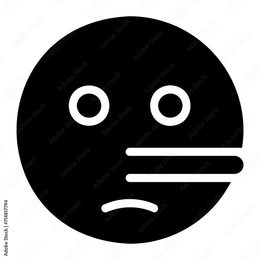 lying glyph icon