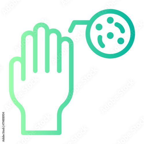 dirty hands gradient icon
