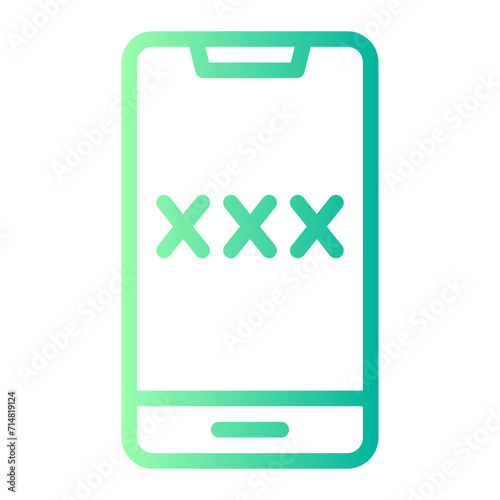smartphone gradient icon