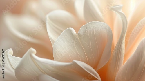 Macro details of a flower's petals © Simone