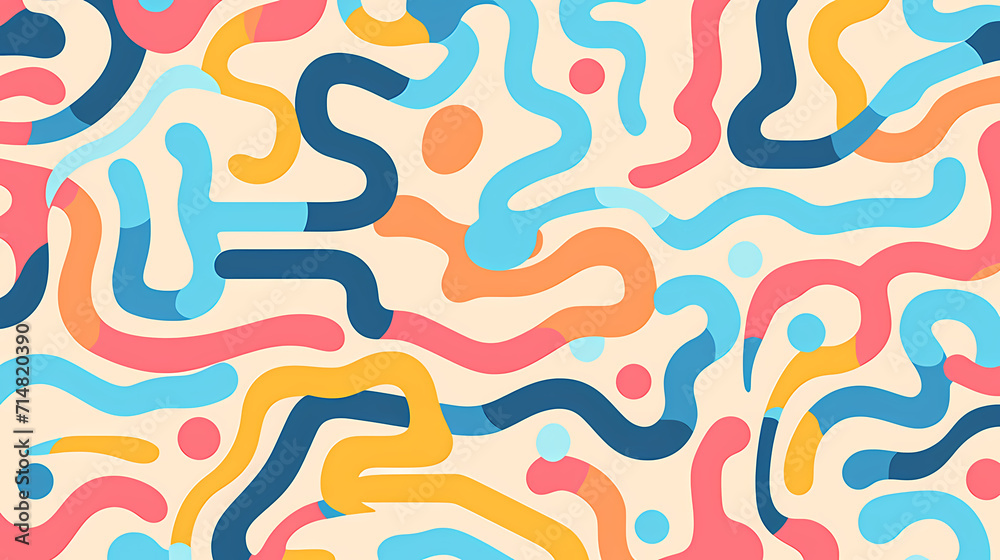 Abstract seamless doodle background, artistic backdrop Abstract seamless doodle background, artistic backdrop