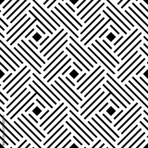 Seamless models. Modern stylish texture. Monochrome, simple. Vector.