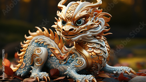 cute chinese dragon © amirhamzaaa