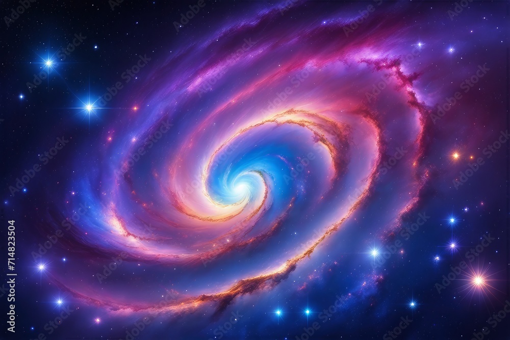 Incredible radiant galaxy backdrop Incredible radiant galaxy backdrop