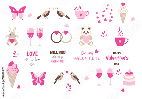 Valentine´s day large set