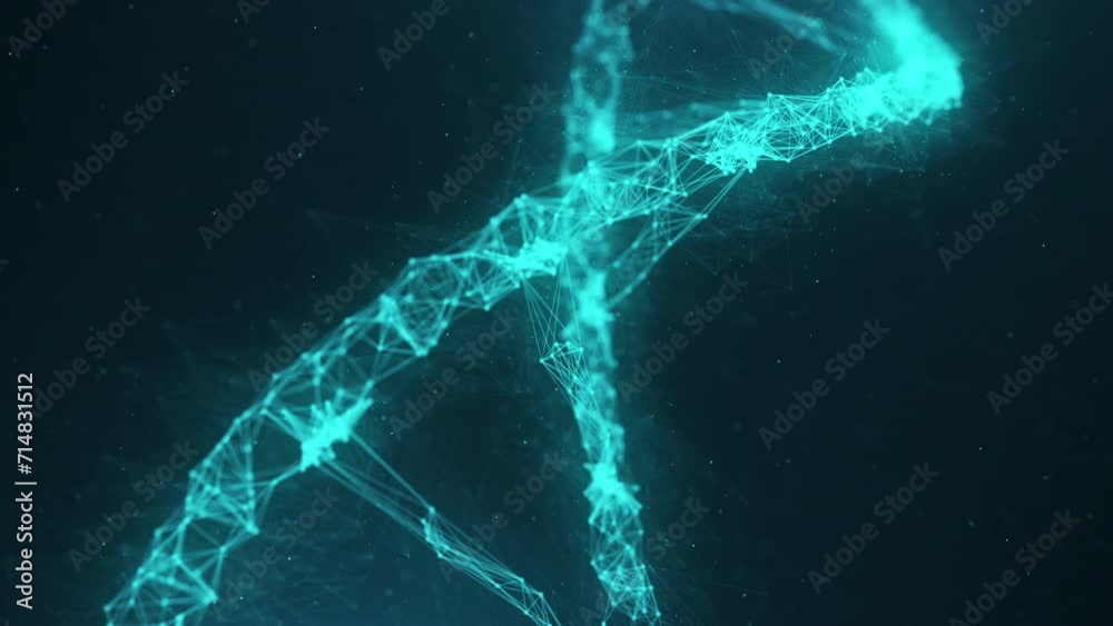 Abstract Plexus Dna Rotate Background