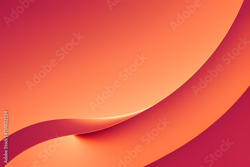 Light Orange Wave Background, Abstract geometric background with liquid shapes. Vector illustration.