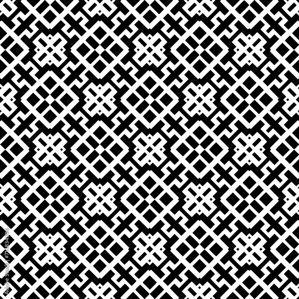 A white background with black design.Seamless texture for fashion, textile design, on wall paper, wrapping paper, fabrics and home decor. Simple repeat pattern. Geometric patterns. A white background with black design.Seamless texture for fashion, textile design, on wall paper, wrapping paper, fabrics and home decor. Simple repeat pattern. Geometric patterns.