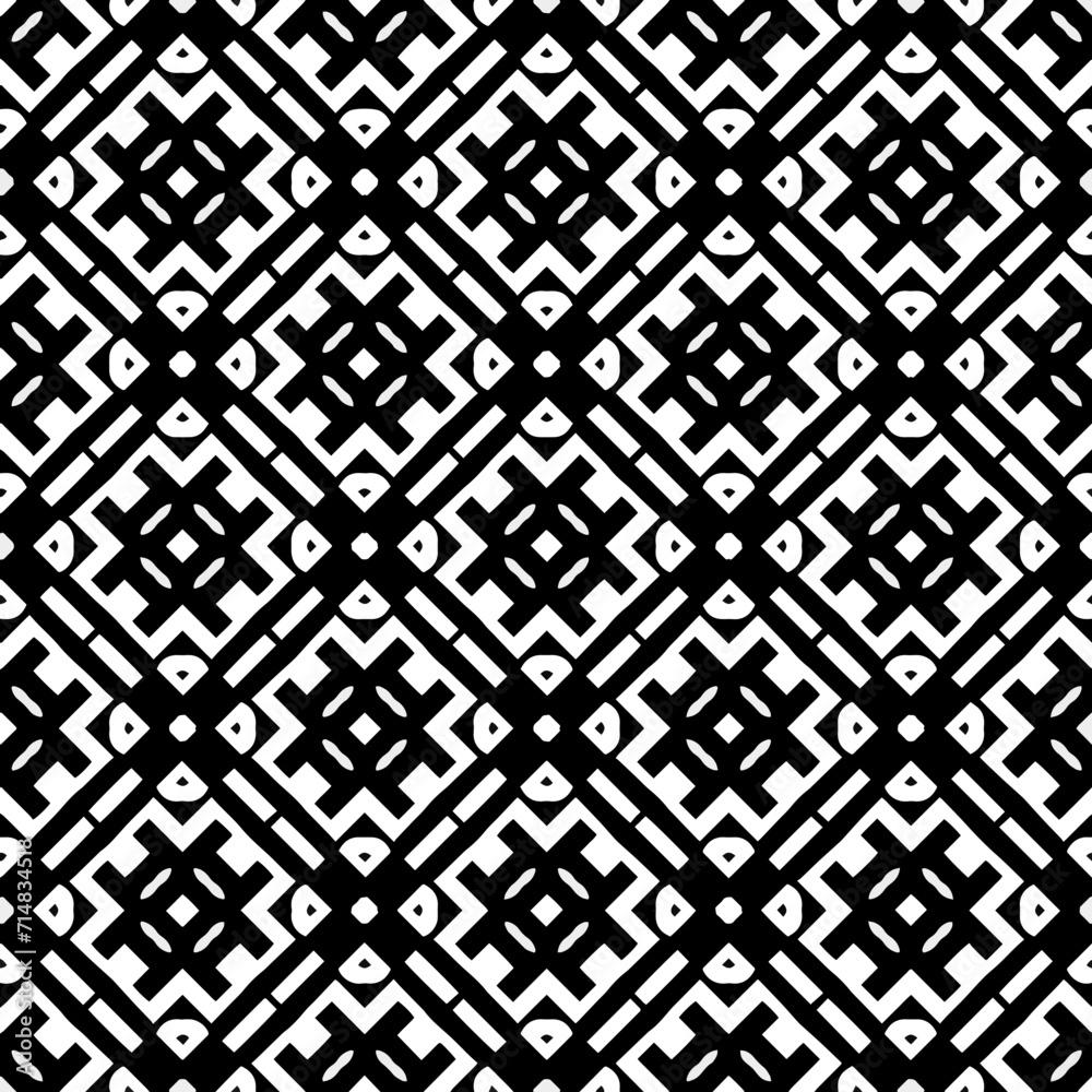 A white background with black design.Seamless texture for fashion, textile design, on wall paper, wrapping paper, fabrics and home decor. Simple repeat pattern. Geometric patterns. A white background with black design.Seamless texture for fashion, textile design, on wall paper, wrapping paper, fabrics and home decor. Simple repeat pattern. Geometric patterns.