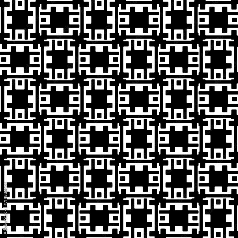 A white background with black design.Seamless texture for fashion, textile design, on wall paper, wrapping paper, fabrics and home decor. Simple repeat pattern. Geometric patterns. A white background with black design.Seamless texture for fashion, textile design, on wall paper, wrapping paper, fabrics and home decor. Simple repeat pattern. Geometric patterns.