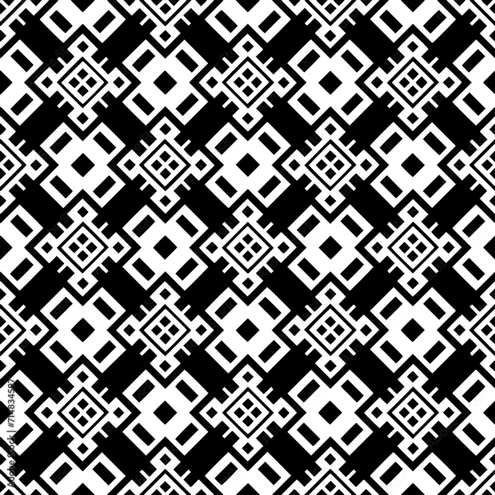 A white background with black design.Seamless texture for fashion, textile design, on wall paper, wrapping paper, fabrics and home decor. Simple repeat pattern. Geometric patterns. A white background with black design.Seamless texture for fashion, textile design, on wall paper, wrapping paper, fabrics and home decor. Simple repeat pattern. Geometric patterns.