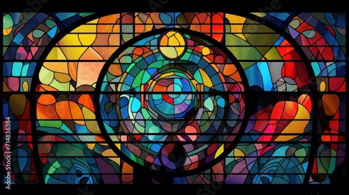 Church window, KI generated