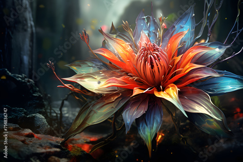  A flower of fantasy in full bloom © sugastocks