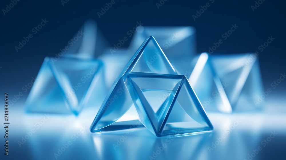 Fototapeta premium abstract blue background