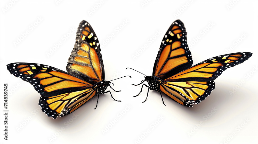 Fototapeta premium butterfly isolated on white background