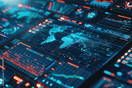 Graphics displaying threat feeds and indicators of compromise for proactive threat detection