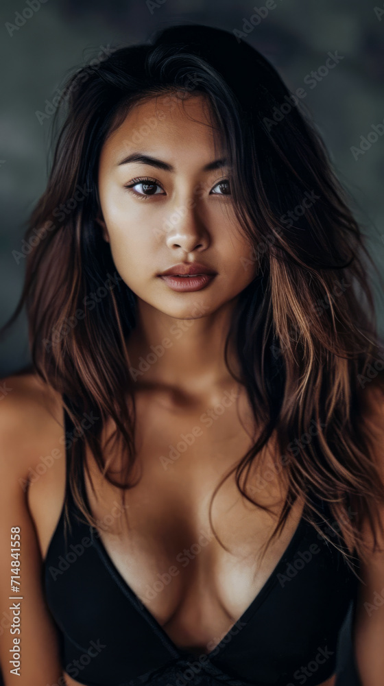 Portrait of a young Asian woman Portrait of a young Asian woman