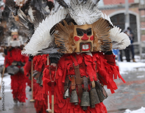 Festival of the Masquerade Games Surova in Breznik, Bulgaria photo