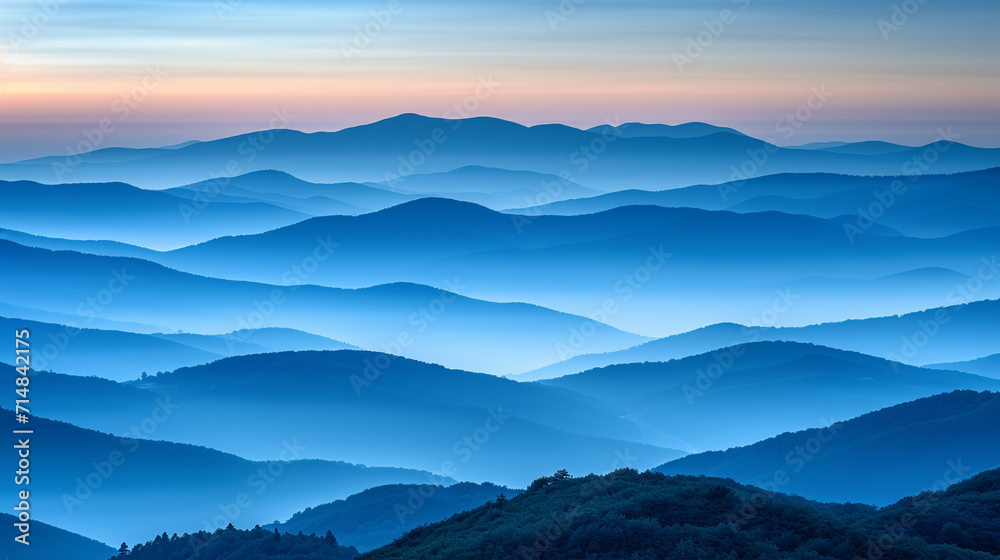 Obraz premium sunrise in mountains