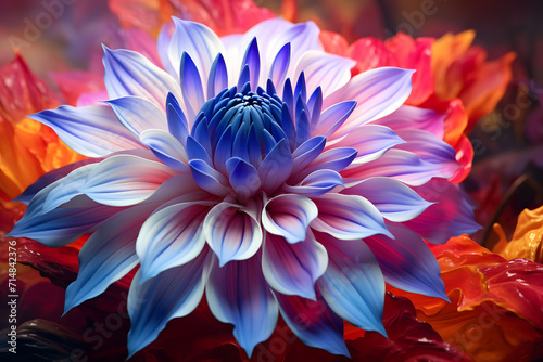 A gorgeous and colorful flower with bright colors