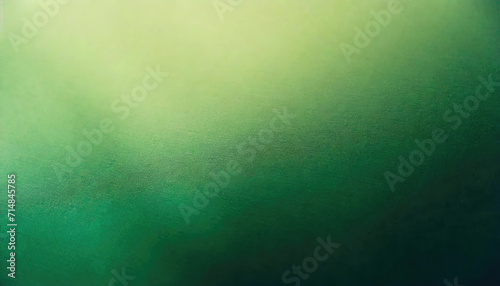 Beautiful green color gradient background with noise. Abstract Green holographic blurred grainy gradient banner background texture Colorful digital grain soft noise effect.