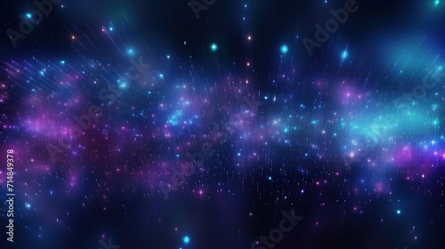 Technology Particle Abstract Background. Digital, Tech, Data, Virtual, Electronic 