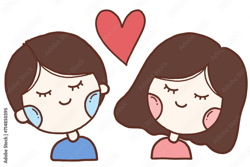 cute couple in love, boy and girl, cute school children, first love cute couple in love, boy and girl, cute school children, first love