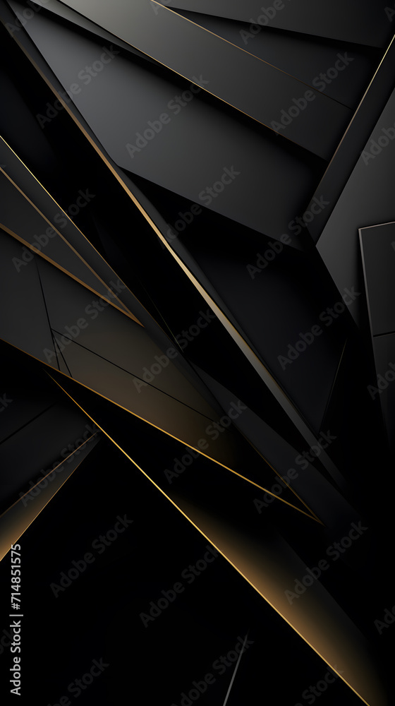 Fototapeta premium Abstract Black theme background