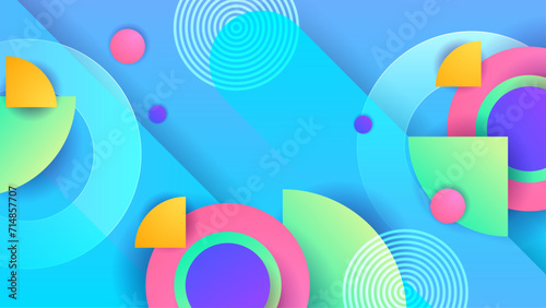 Colorful colourful background abstract art vector with geometric gradient shapes. Abstract gradient shapes background for presentation, business report, card, banner, poster