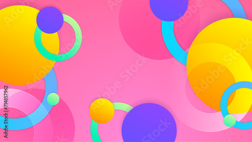 Colorful colourful vector gradient geometric abstract background design. Abstract gradient shapes background for presentation, business report, card, banner, poster