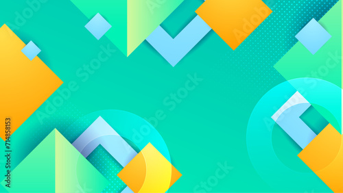 Colorful colourful vector gradient abstract background with geometric shapes elements. Abstract gradient shapes background for presentation, business report, card, banner, poster