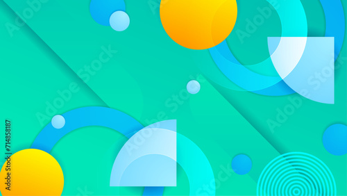 Colorful colourful vector gradient geometric abstract background design. Abstract gradient shapes background for presentation, business report, card, banner, poster