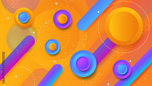 COLOR vector abstract geometrical gradient shape modern background. Abstract gradient shapes background for presentation, business report, card, banner, poster