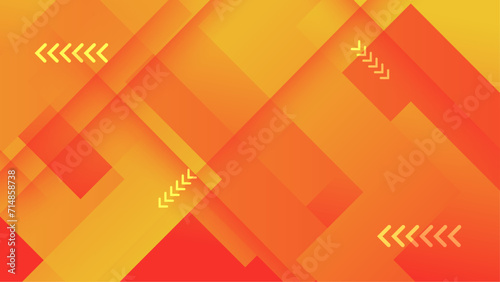 Yellow and orange vector abstract geometrical gradient shape modern background. Abstract gradient shapes background for presentation, business report, card, banner, poster