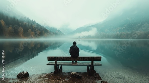 loneliness in nature photo
