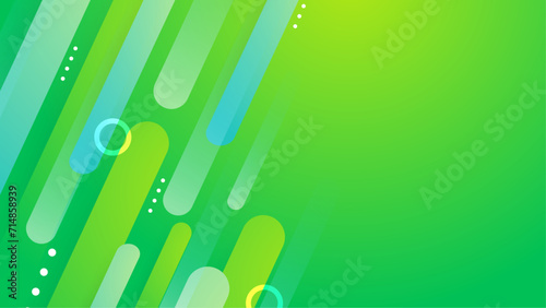 Green blue and white vector minimalist simple abstract geometric gradient background. Abstract gradient shapes background for presentation, business report, card, banner, poster