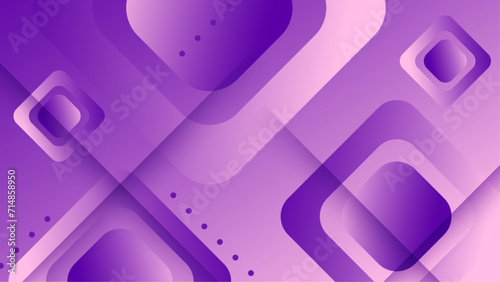 White and purple violet vector modern gradient geometric abstract background with shapes. Abstract gradient shapes background for presentation, business report, card, banner, poster