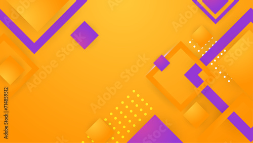 Orange purple violet and white background abstract art vector with geometric gradient shapes. Abstract gradient shapes background for presentation  business report  card  banner  poster