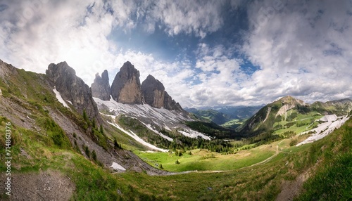 landscape in the mountains