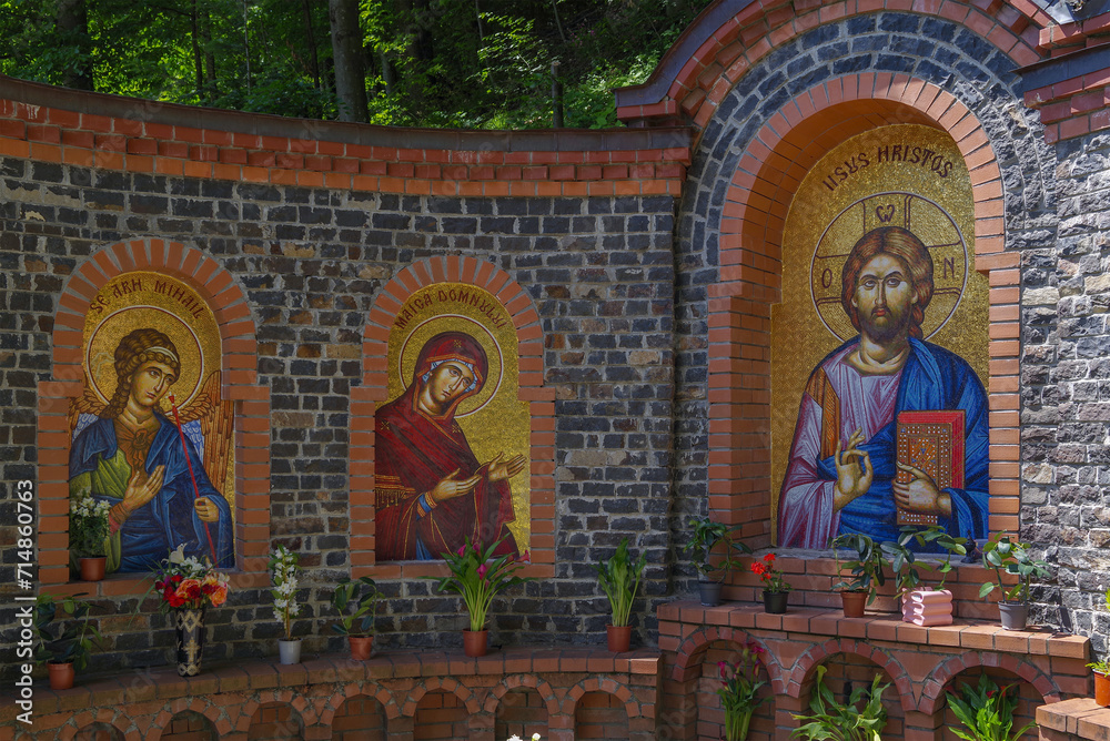 Rohia Monastery in Maramures County, Romania, Europe	