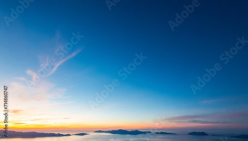 blue sky background and empty space