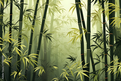 Bamboo grove background 