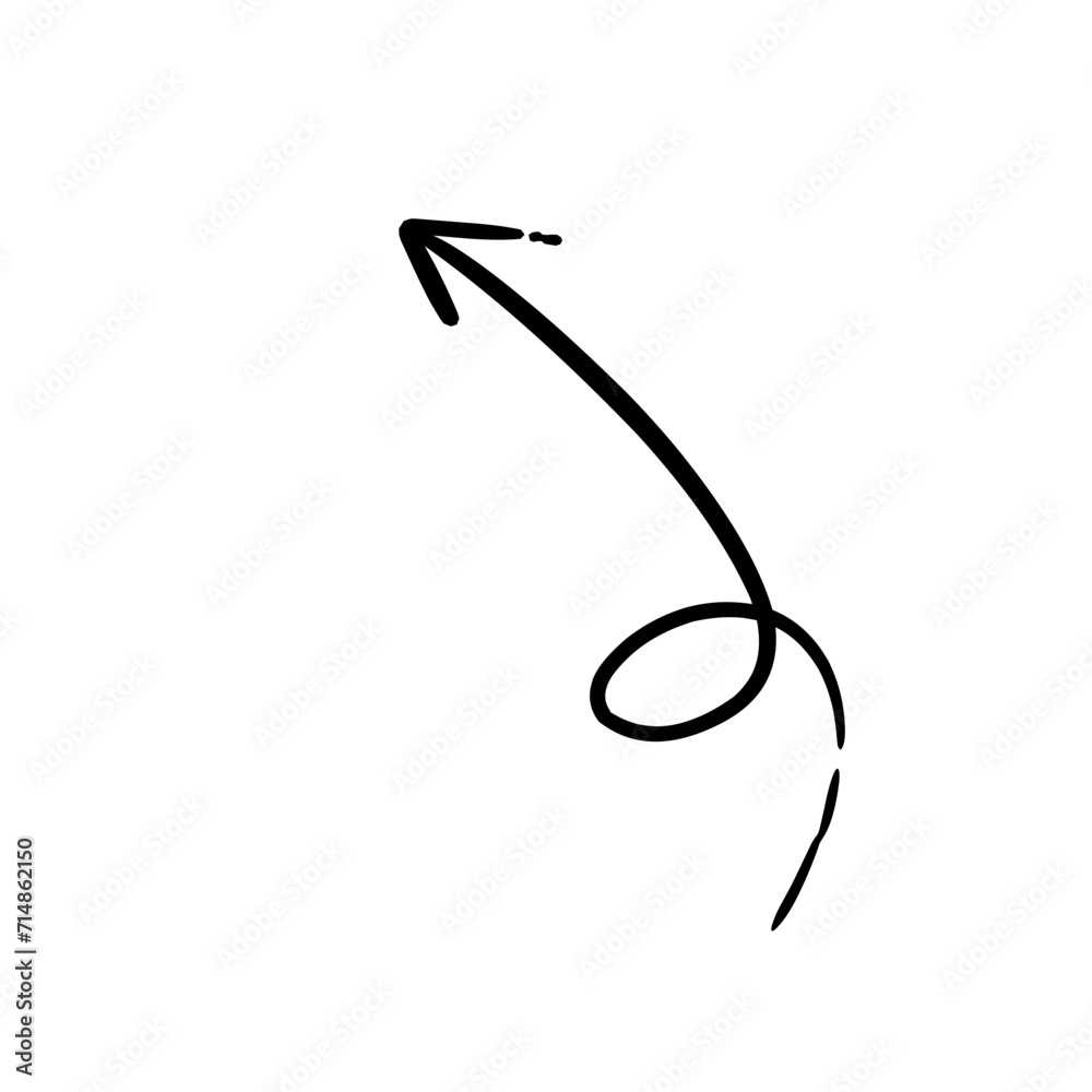 Arrow isolated on white background. Arrow isolated on white background.