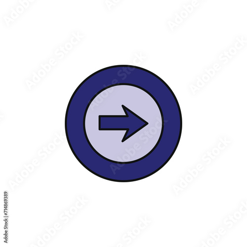 Free Download arrow sign vector type icon - GFXLoad
