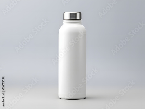 3D blank water bottle mockup